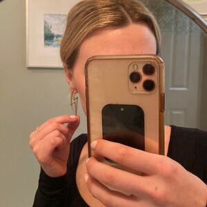 Lightening bolt earrings